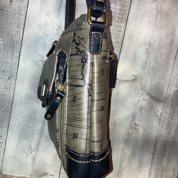 BOC Faux Leather Bag with Leather Trim - Picture 6 of 9